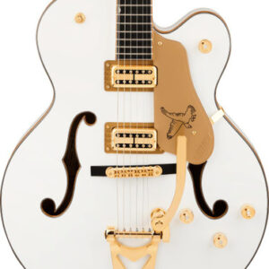 Gretsch Synchromatic Falcon Hollow Body Electric Guitar with Bigsby in Snowcrest White