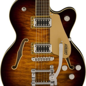 Gretsch G5655T QM Electromatic Center Block Jr. Single Cut Semi-Hollow Electric Guitar in Sweet Tea
