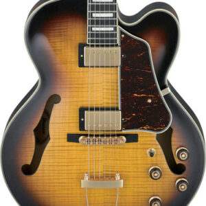 Ibanez Artcore AF95FM Archtop Electric Guitar in Antique Yellow Sunburst