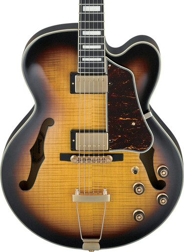 Ibanez Artcore AF95FM Archtop Electric Guitar in Antique Yellow Sunburst - Image 1