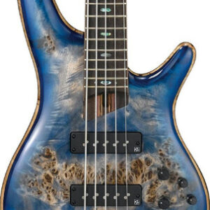 Ibanez SR2605-CBB Premium 5-String Bass Guitar in Cerulean Blue Burst
