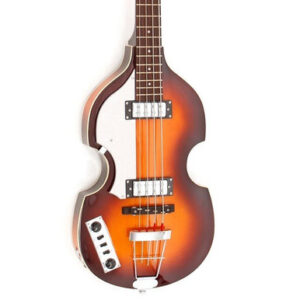 Hofner Ignition Left Handed Violin Bass Guitar in Sunburst