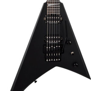 Jackson American Series Rhoads RR24 Electric Guitar in Satin Black, Ebony Fingerboard