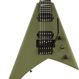 Jackson American Series Rhoads RR24 Electric Guitar in Matte Army Drab, Ebony Fretboard