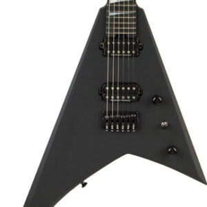 Jackson American Series Rhoads RR24 HT Electric Guitar in Satin Black, Ebony Fretboard