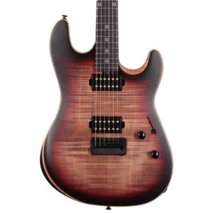 Music Man Sabre Rabea Massaad Electric Guitar in Vileblood Burst (30527)