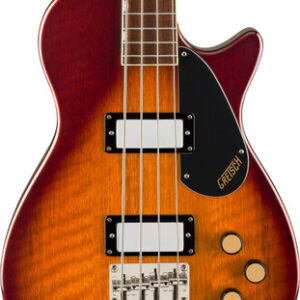 Gretsch Streamliner Jet Club Single-Cut Bass Guitar in Havana Burst