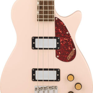 Gretsch Streamliner Jet Club Single-Cut Bass Guitar in Shell Pink