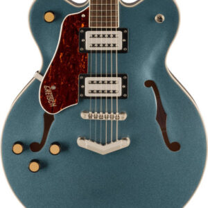 Gretsch G2622Left Handed Streamliner Center Block Double-Cut Left Handed Electric Guitar with V-Stoptail in Gunmetal