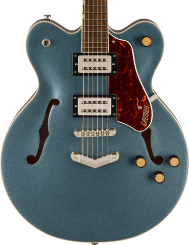 Gretsch G2622 Streamliner Center Block Double-Cut Electric Guitar with V-Stoptail in Gunmetal - Image 1