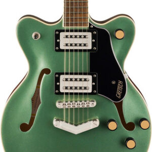 Gretsch G2655 Streamliner Center Block Jr. Hollow-Body Electric Guitar with V-Stoptail in Steel Olive