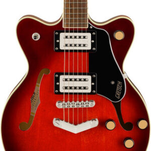 Gretsch G2655 Streamliner Center Block Jr. Double-Cut Electric Guitar with V-Stoptail in Claret Burst