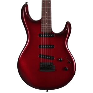 Music Man L4 HT SSS Steve Lukather Signature Electric Guitar in Redburst (30544)
