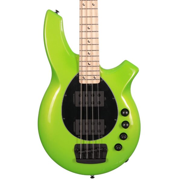 Music Man Bongo HH Bass Guitar in Mantis Green (30593)