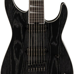 Jackson Pro Series Signature Jeff Loomis Soloist SL7 HT Electric Guitar in Black Ash