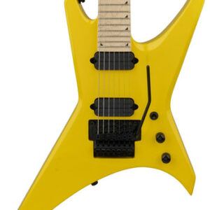 Jackson Pro Series Signature Dave Davidson Warrior WR7 Guitar In Ferrari Yellow, Maple Board