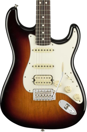 Fender American Performer HSS Stratocaster in 3-Tone Sunburst