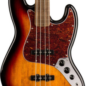 Squier Classic Vibe 60s Jazz Bass Guitar Fretless Laurel Fingerboard 3-Color Sunburst