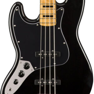 Squier Classic Vibe 70s Jazz Bass Guitar Left Handed Maple Fingerboard Black