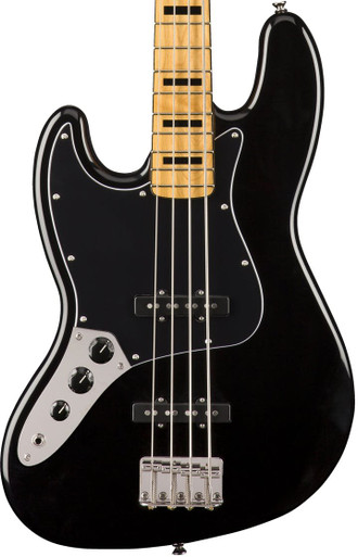 Squier Classic Vibe 70s Jazz Bass Guitar Left Handed Maple Fingerboard Black