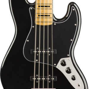 Squier Classic Vibe 70s Jazz Bass Guitar V Maple Fingerboard Black