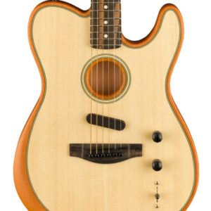 Fender American Acoustasonic Telecaster Acoustic/Electric Guitar in Natural