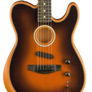 Fender American Acoustasonic Telecaster Acoustic/Electric Guitar in Sunburst