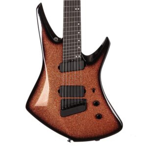Music Man Kaizen 7-String Multi-Scale Electric Guitar in Ember Burst (19634)