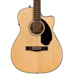 Fender CC60SCE Concert Sized Electro Acoustic Cutaway Guitar Natural