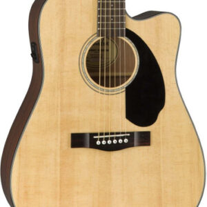Fender CD-60SCE Dreadnought Acoustic Guitar in Natural