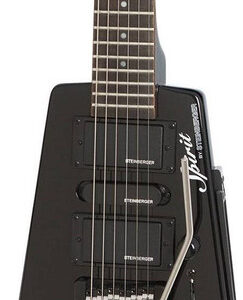 Steinberger Spirit GT-PRO Deluxe Outfit Travel Guitar in Black
