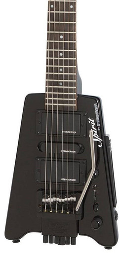 Steinberger Spirit GT-PRO Deluxe Outfit Travel Guitar in Black