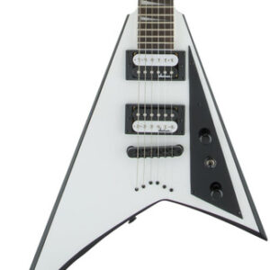 Jackson Guitar JS32T Rhoads in White with Black Bevels and Amaranth Fretboard