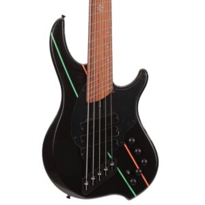 Dingwall John Taylor Signature 5-String Bass Guitar with Rupert Neve Preamp in Metallic Black  (33043)
