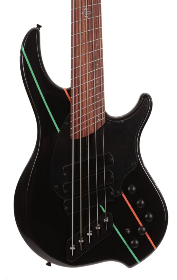 Dingwall John Taylor Signature 5-String Bass Guitar with Rupert Neve Preamp in Metallic Black  (33044)