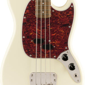 Squier Classic Vibe 60s Mustang Bass Guitar in Olympic White