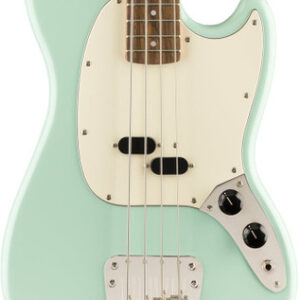 Squier Classic Vibe 60s Mustang Bass Guitar in Surf Green