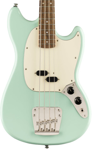 Squier Classic Vibe 60s Mustang Bass Guitar in Surf Green