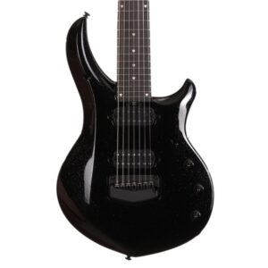 Music Man Majesty 7-String Electric Guitar in Black Frosting (33299)