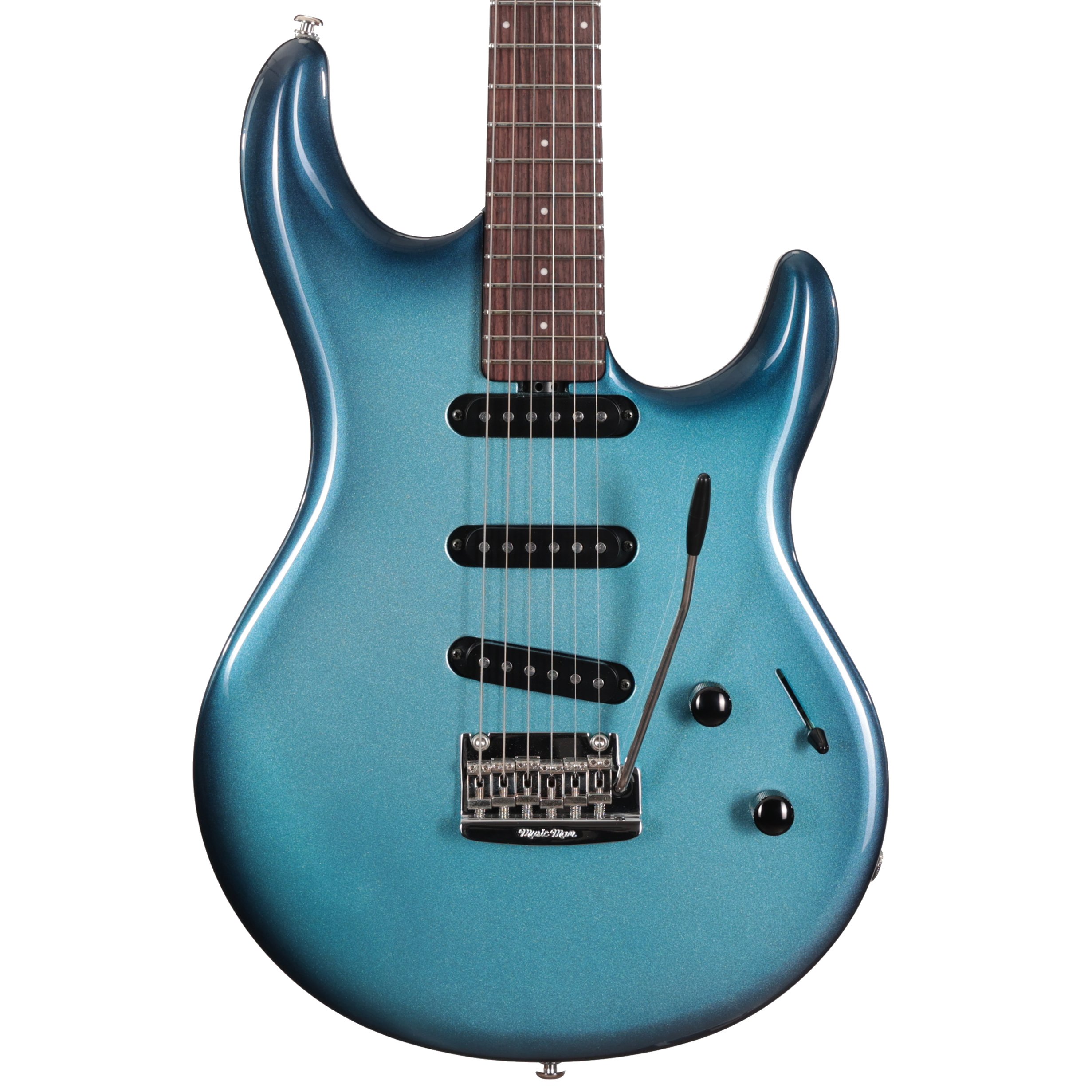 Music Man L4 HT SSS Steve Lukather Signature Electric Guitar in Blueburst (33311)