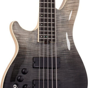 Schecter SLS Elite-5 Bass Guitar in Black Fade Burst Left Handed