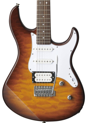 Yamaha Pacifica 212V Electric Guitar Quilted Maple body with Tobacco Burst - Image 1