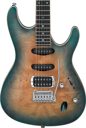 Ibanez SA460MBW-SUB Electric Guitar In Sunset Blue Burst - Image 1