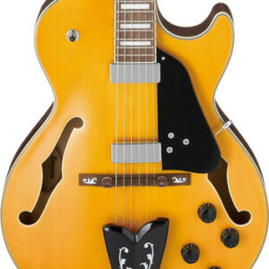 Ibanez GB10EM George Benson Signature Hollow-body Guitar in Antique Amber