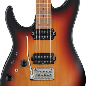 Ibanez AZ2402L-TFF Prestige Left Handed Electric Guitar In Tri Fade Burst Flat