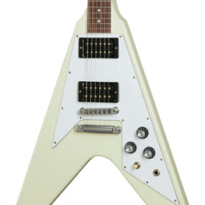 Gibson '70s Flying V Electric Guitar in Classic White