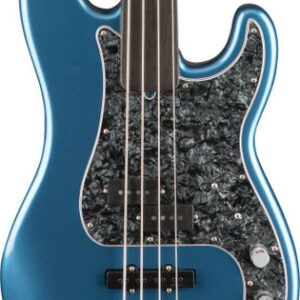 Fender Tony Franklin Signature Fretless Precision Bass Guitar In Lake Placid Blue
