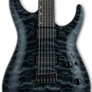 ESP LTD H-1001 QM Electric Guitar In See Thru Black