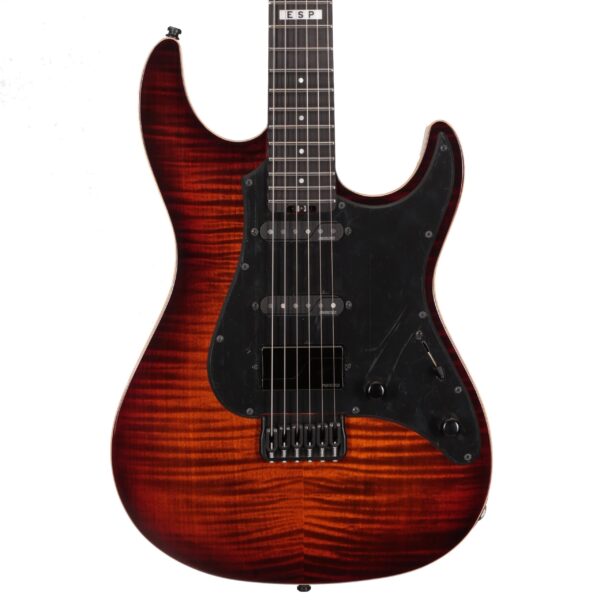 ESP E-II SN-III HT Electric Guitar in Tiger Eye Sunburst (19721)