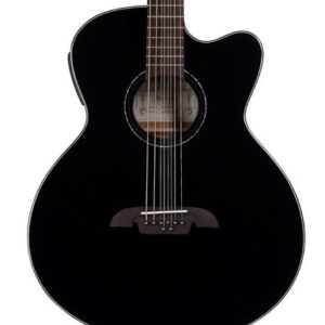 Alvarez Artist ABT60CE-8BK 8-String Baritone Electro Acoustic in Black with Cutaway